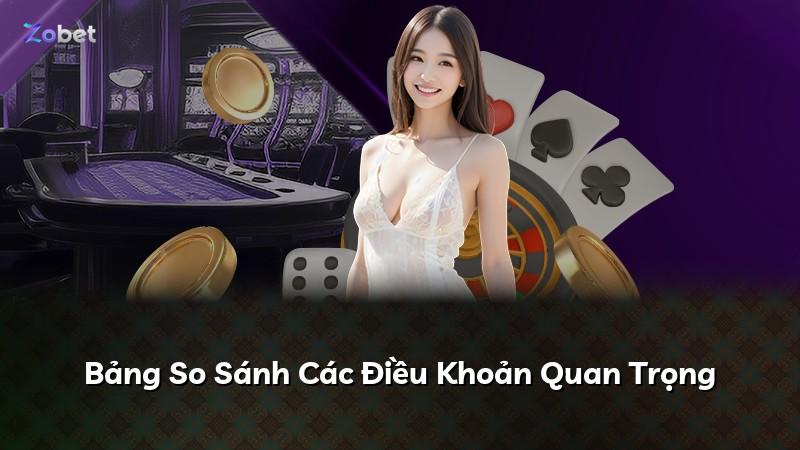 Bảng So Sánh Các Điều Khoản Quan Trọng
