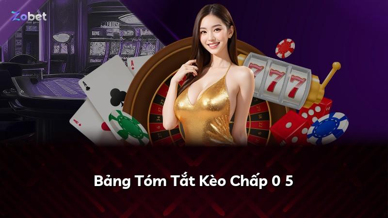 Bảng Tóm Tắt Kèo Chấp 0 5